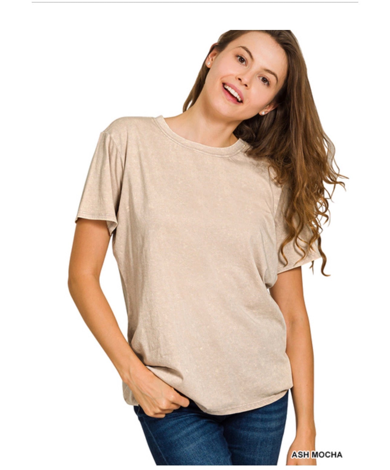 Ash Mocha Short Sleeve