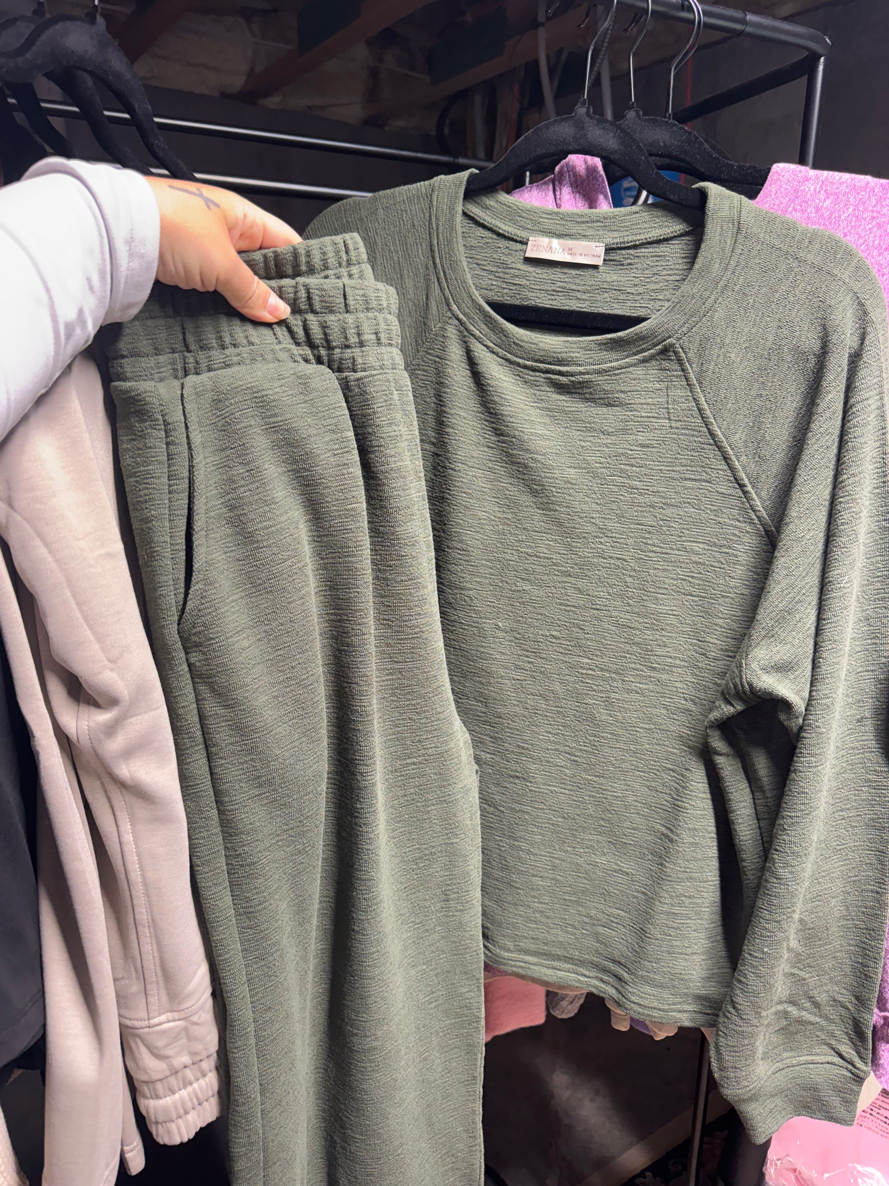 Dark Olive Green Set