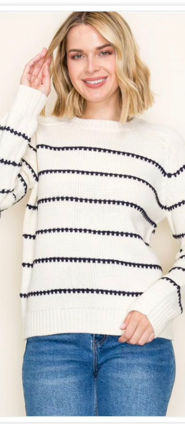 Staccato Striped Sweater