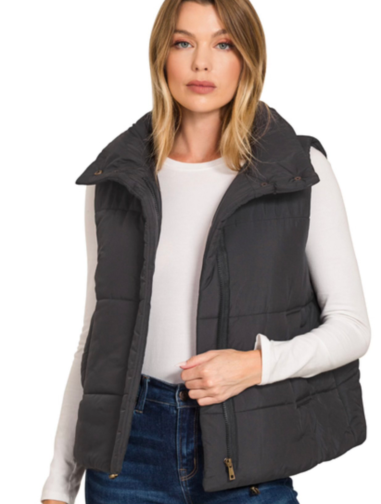 Zenana Puffer Vest