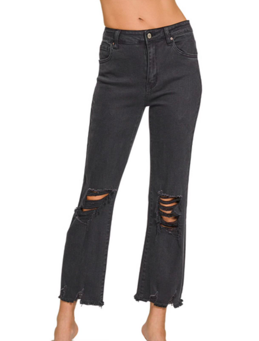 Zenana Distressed Jeans