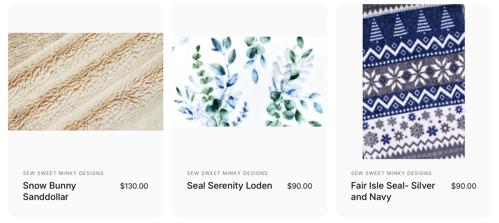 Custom Made Minky Blankets