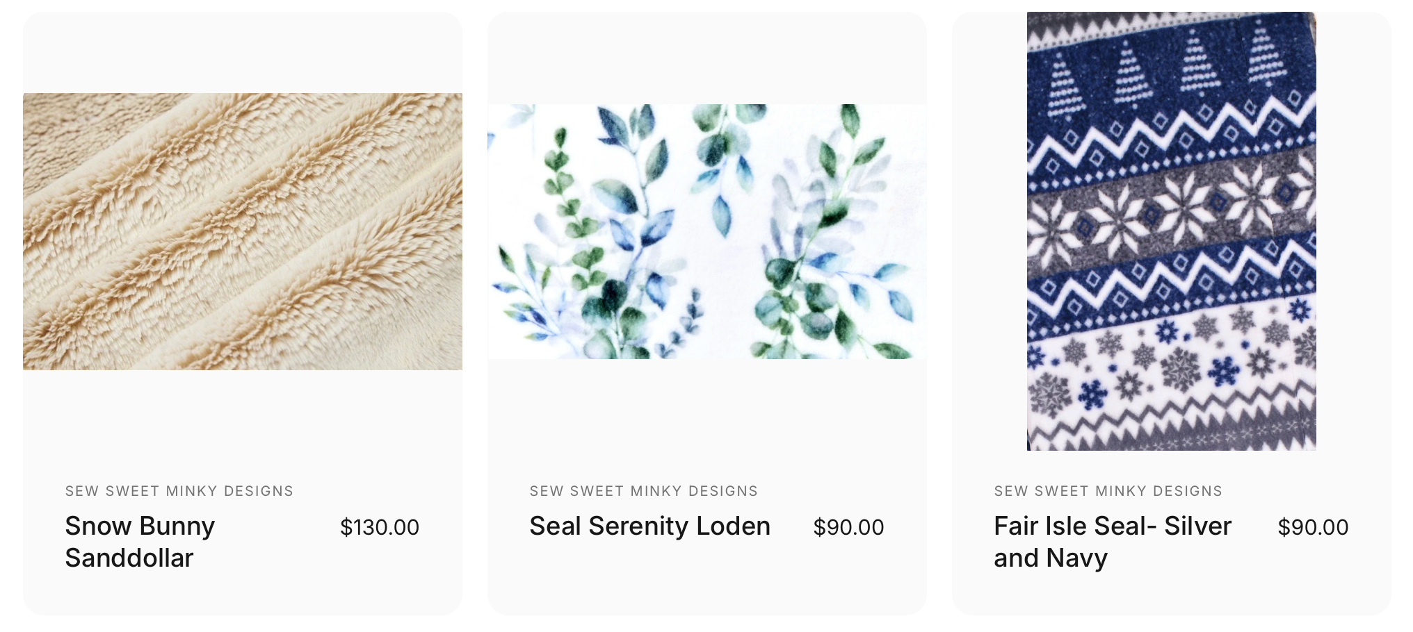 Custom Made Minky Blankets