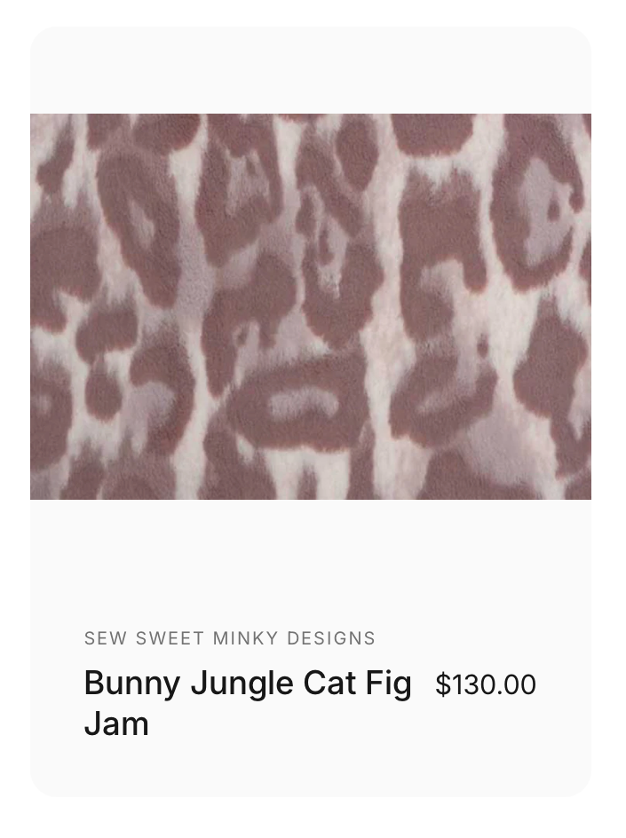 Custom Made Minky Blankets